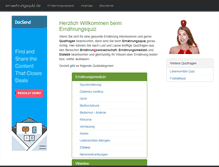 Tablet Screenshot of ernaehrungsquiz.de